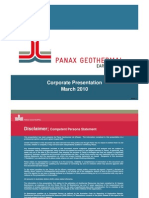 Panax Corporate Presentation March 2010