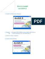 12250231 How to Install ArcGIS 9 2