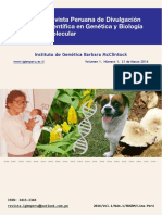 Revista Peruana de Divulgacion Cientifica en Genetica y Biologia Molecular PDF