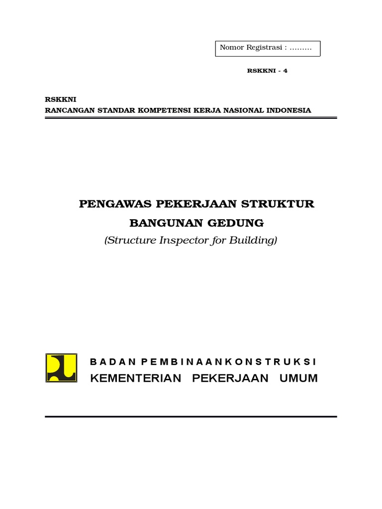 Skkni Pengawas Struktur Bangunan Gedung | PDF