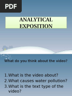Analytical Exposition