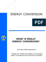 Energy Conversion: DTM Ftui
