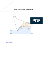 Analisis Kestabilan Lereng Dengan Metode Irisan