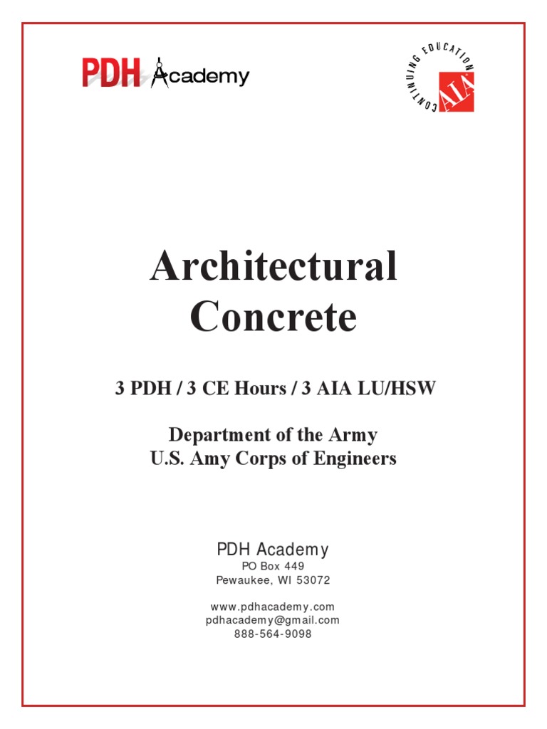 Architectural Concrete Pdf