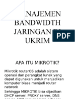 Manajemen Bandwidth Ukrim (Pembetulan)