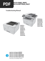 Manual Del Usuario HP LaserJet Pro M402 M403 M426 M427 Troubleshooting Manual