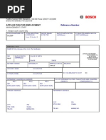 Bosch Application Form II