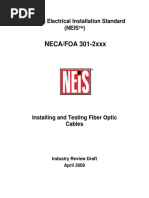 National Electrical Installation Standard NECA-FOA 301-2xxx - Installing & Testing Fiber Optic Cables