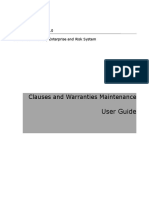 Clauses and Warranties Maintenance_v1