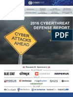 2016 Cyberthreat Defense Report