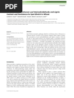 lignin and MDA in pathogenesis