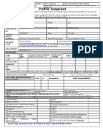 Infosys Resume Format