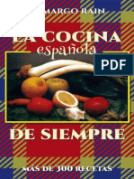 La Cocina Española de Siempre - Mas de 300 Recetas - Camargo Rain