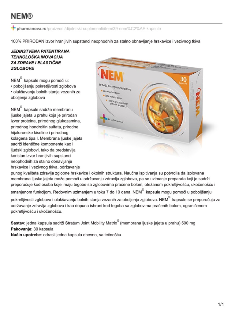 Pharmanova - Rs NEM | PDF