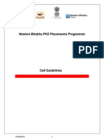 Newton-Bhabha Phd Placements Guidelines