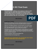 ECO 561 Final Exam Answer - Assignment E Help