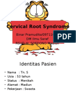 Cervical Root Syndrome RM Bibin