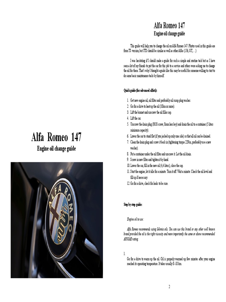 ALFA ROMEO 147 GTA WORKSHOP MANUAL PDF intelligence overview
