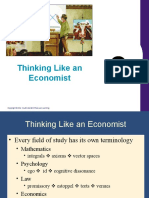 Thinking Like Economists