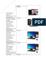 Equipos Escritorio