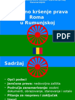 PREZ_Sustavno Kršenje Prava Romske Populacije u Rumunjskoj