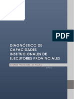 Diagnósitico de Capacidades Institucionales - La Pampa