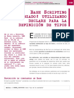 GNU Bash - Declare (Definición de Tipos) PDF