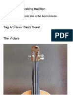 Barry Guest - The Violare, Breaking Tradition