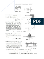 Asignments On Fluid Mechanics