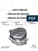 Engine Operators Manual
