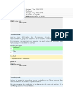 Questionário I - Política Contemporânea - ILB