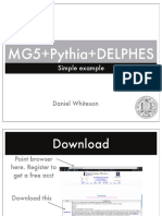 MG 5 Pythia Delphes