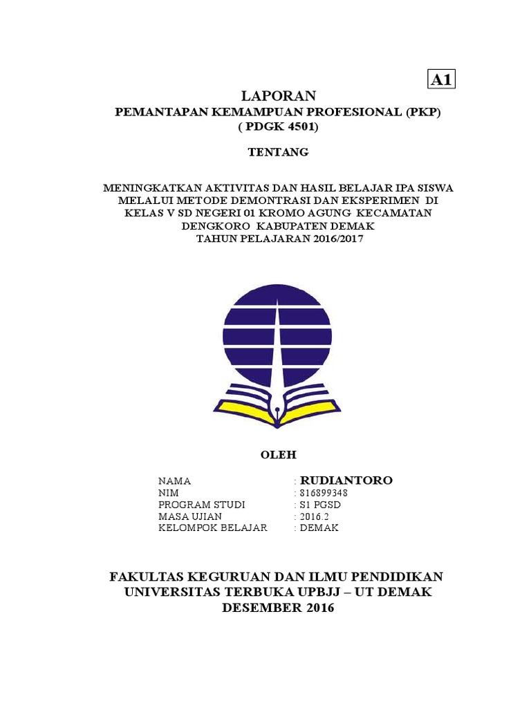 Laporan PKP UT Terbaru Siap Jilid