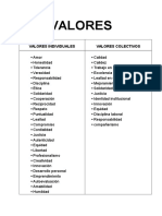 Valores Corregidos