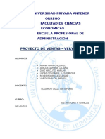 Informe de Actividad de Ventas