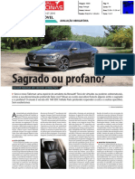 RENAULT TALISMAN 160 Dci TWIN TURBO NO "JORNAL DAS OFICINAS"