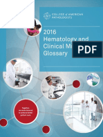 Hematology Glossary