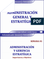 Administración General y Estratégica