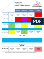 timetable for parents 2016-2017