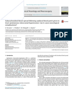 Clinical Neurology and Neurosurgery: E. Ferrante, F. Rubino, M. Mongelli, I. Arpino