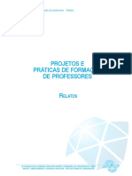 Projetos e Práticas de Formação de Professores