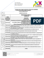 Programa Ponencia