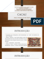 CACAU: PROCESSAMENTO E MICROBIOLOGIA