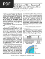 Analysis and Calculation of Three-dimensional Temperature Field of Inverter-fed Traction Motor
