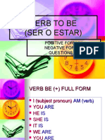 Verb To Be (Ser O Estar)