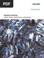SULZER Random Packings | PDF | Distillation | Chemical Process Engineering