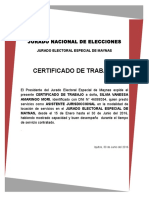 Certificado de Trabajo Jurado 2016 - Vanesssa