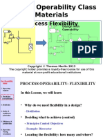 Process Flexibility: Process Operability Class Materials