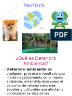 Deterioró Ambiental