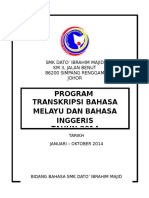 Program Transkripsi BM Dan Bi 2014